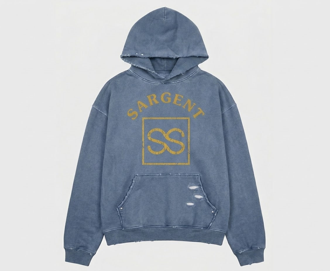 Polera Hoodie SARGENT SS - vista frontal