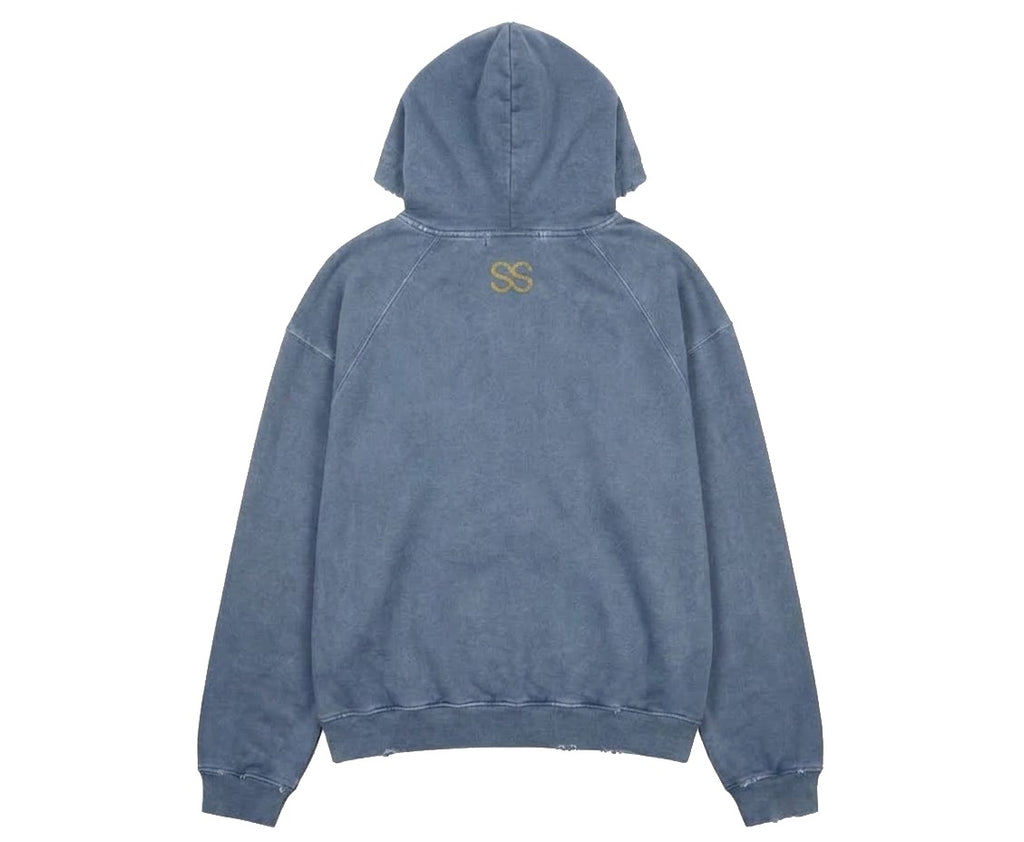 Polera Hoodie SARGENT SS - vista trasera, fondo blanco